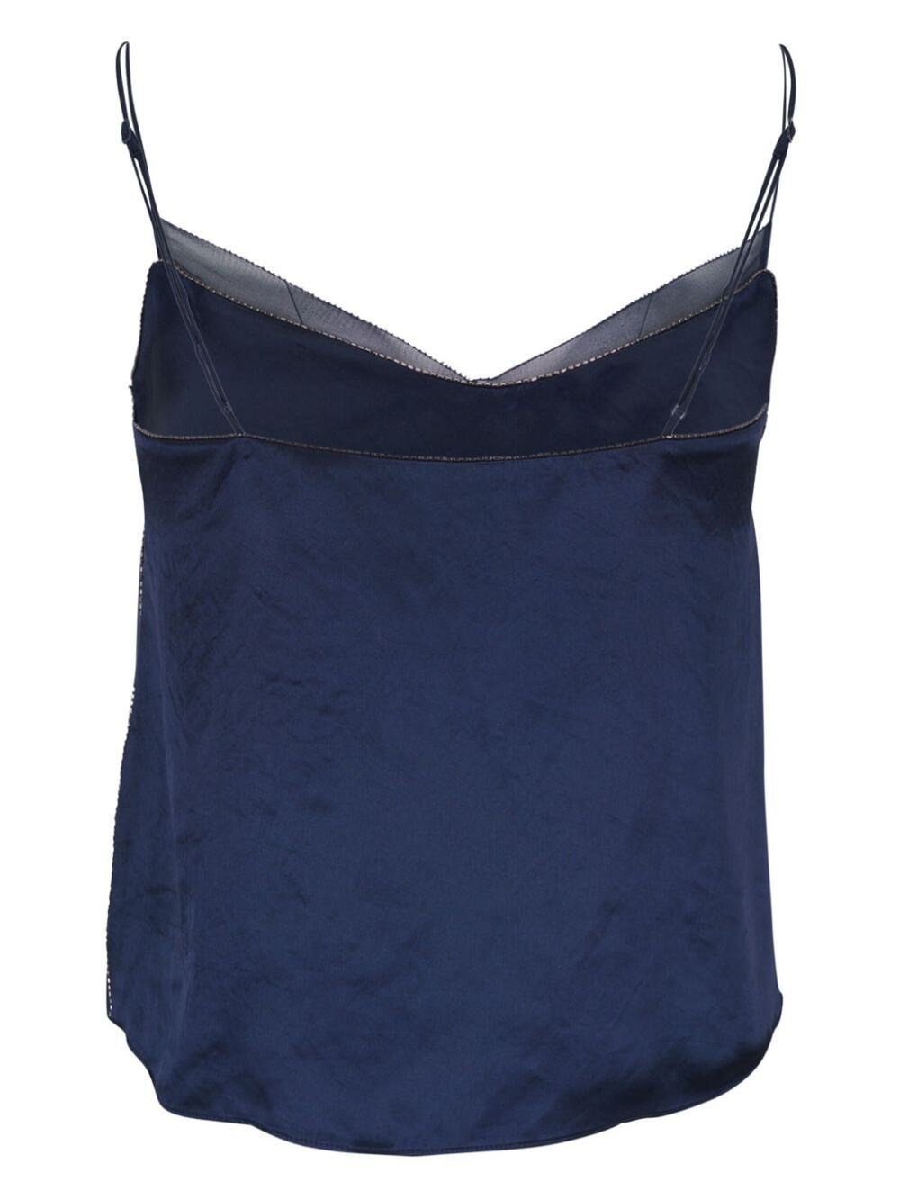 Vince Beaded Black Camisole Top Size XS